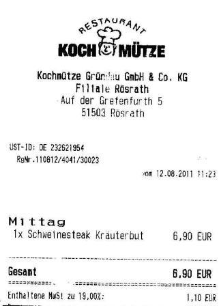 rbgs Hffner Kochmtze Restaurant